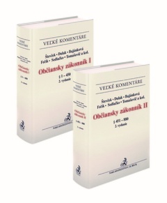 obálka: Občiansky zákonník I a II. zväzok