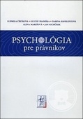 obálka: Psychológia pre právnikov