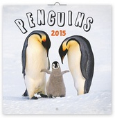obálka: Tučňáci - nástěnný kalendář 2015