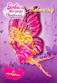 obálka: Barbie – Mariposa a Kvetinová princezná. Maľovanky so samolepkami
