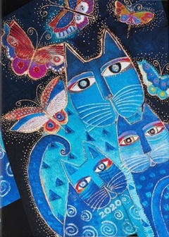 obálka: Diář Blue Cats & Butterflies 2020 VSO