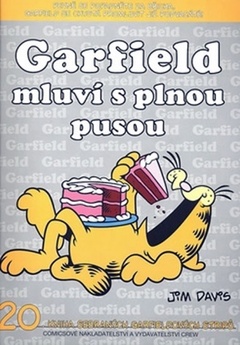 obálka: Garfield mluví s plnou pusou (č.20)