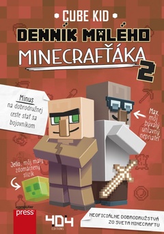 obálka: Denník malého Minecrafťáka 2