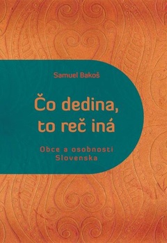 obálka: Čo dedina, to reč iná