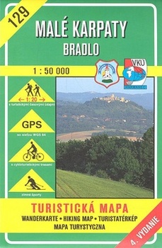 obálka: Malé Karpaty Bradlo 1 : 50 000