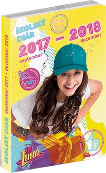 obálka: Soy Luna SK - školský diár 2017/2018
