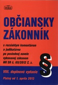 obálka: OBČIANSKY ZÁKONNÍK VIII.OD 1.4.2013