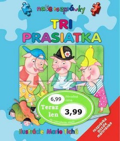 obálka: Tri prasiatka puzzle