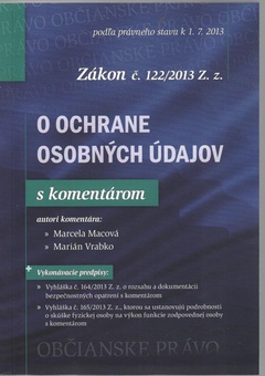 obálka: Zákon o ochrane osobných údajov s komentárom