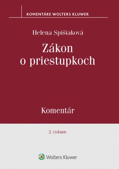 obálka: Zákon o priestupkoch - komentár, 2. vydanie