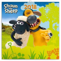 obálka: Ovečka Shaun - nástěnný kalendář 2018
