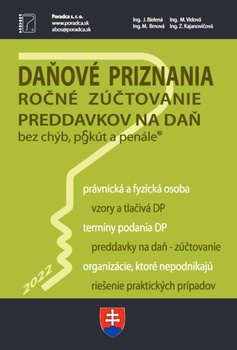 obálka: Daňové priznania FO a PO za rok 2022