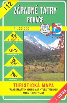 obálka: Západné Tatry Roháče 1:50 000