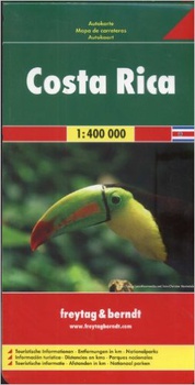 obálka: Kostarika 1:400 000 automapa
