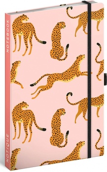 obálka: Notes gepardy, linajkovaný