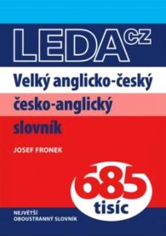 obálka: Velký anglicko-český a česko-anglický slovník A-Č/Č-A VELKÝ LEDA CZ