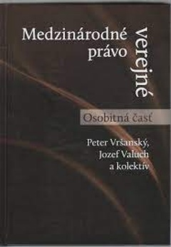 obálka: MEDZINÁRODNÉ PRÁVO VEREJNÉ OSOBITNÁ ČASŤ