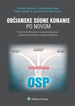 obálka: Občianske súdne konanie po novom