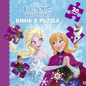 obálka: Ľadové kráľovstvo - Kniha puzzle - 30 dielikov