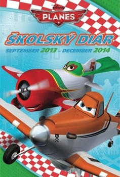 obálka: W. Disney Letadla školský diár 2014