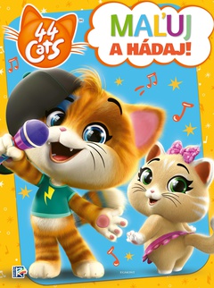 obálka: 44 mačiek - Maľuj a hádaj!