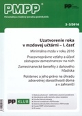 obálka: PMPP 2-3/2016 Uzatvorenie roka v mzdovej učtárni - I. časť