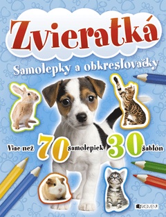 obálka: Zvieratká – samolepky a obkresľovačky