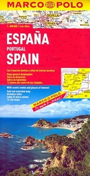 obálka: Španělsko, Portugalsko 1:800 000 automapa