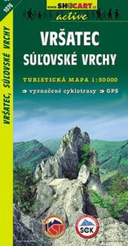 obálka: Vršatec, Súlovské vrchy 1:50 000