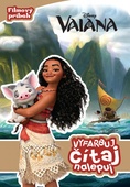 obálka: Vaiana - Vyfarbuj, čítaj, nalepuj