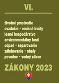 obálka: Zákony VI 2023 - životné prostredie - Úplné znenie po novelách k 1. 1. 2023
