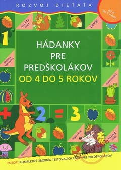 obálka: Hádanky pre predškolákov od 4 do 5 rokov