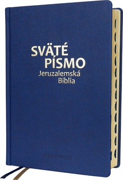 obálka: Jeruzalemská Biblia, veľký formát, modrá