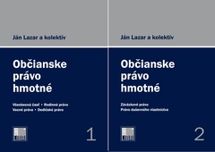 obálka: Občianske právo hmotné 1. a 2. zväzok