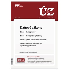 obálka: UZZ 4/2014 Daňové zákony