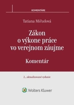obálka: Zákon o výkone práce vo verejnom záujme - 2. aktualizované vydanie