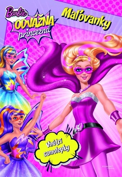 obálka: Barbie-Odvážná princezná-Maľovanky