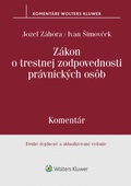 obálka: Zákon o trestnej zodpovednosti právnických osôb - komentár, 2. vyd.