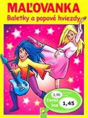 obálka: Maľovanka Baletky a popové hviezdy