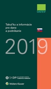 obálka: Tabuľky a informácie pre dane a podnikanie 2019