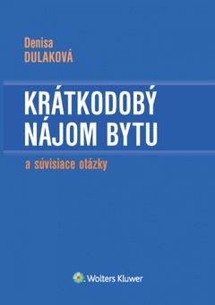 obálka: Krátkodobý nájom bytu