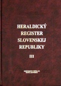 obálka: Heraldický register Slovenskej republiky III