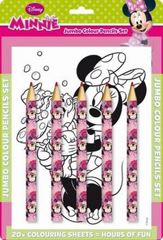 obálka: Omalovánka s maxi pastelkami Minnie