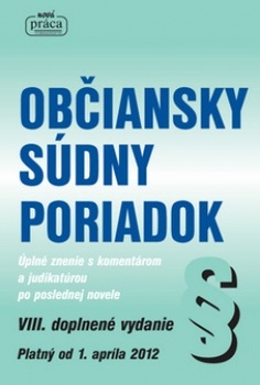 obálka: OBČIANSKY SÚDNY PORIADOK S KOMENTÁROM