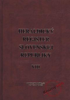 obálka: Heraldický register SR VIII