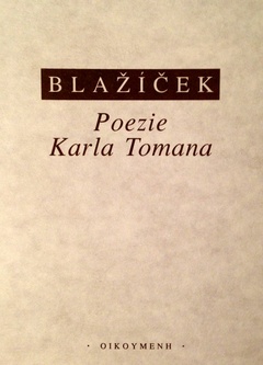 obálka: Poezie Karla Tomana