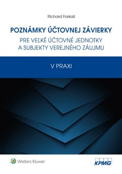 obálka: Poznámky účtovnej závierky pre veľké účtovné jednotky a subjekty verejného záujmu v praxi