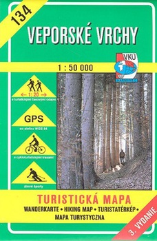 obálka: Veporské vrchy 1 : 50 000