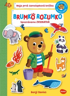 obálka: BRUMKO ROZUMKO: SPOZNÁVAME ZVIERATKÁ – Samolepková knižka