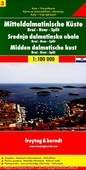 obálka: Střední Dalmácie, Brač, Hvar, Split 1:100 000 automapa